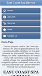 Mobile Screenshot of eastcoastspaservice.com